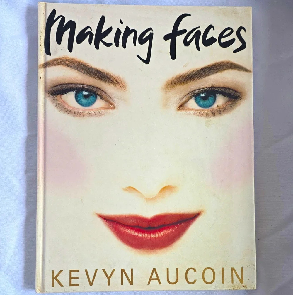 Kevyn Aucoin Making Faces Hardcover Illustrated Makeup Beauty Book 1997